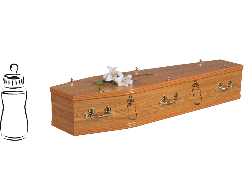 Baby Bottle Coffin Decals
