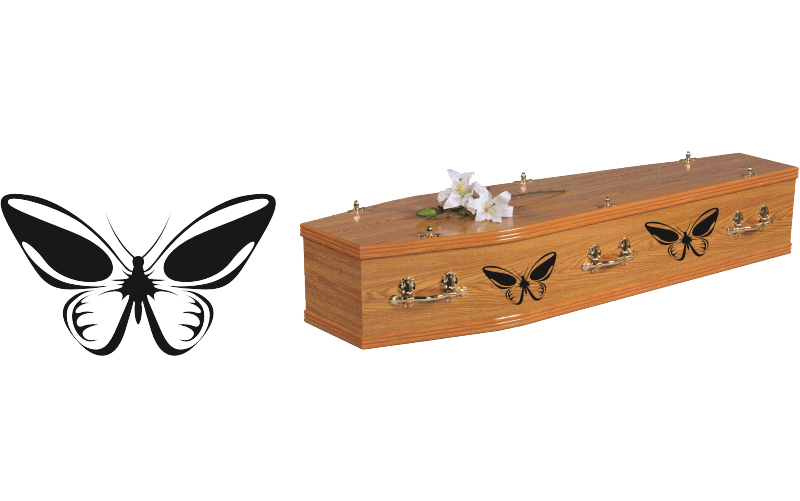 Butterfly Coffin Decal 3