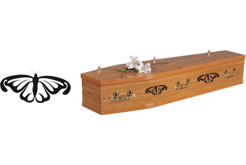 Butterfly Coffin Decal 4