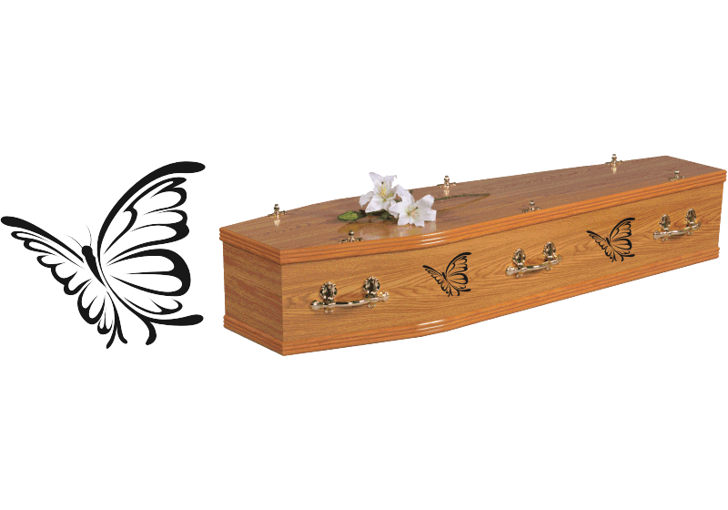 Butterfly Coffin Decal 5
