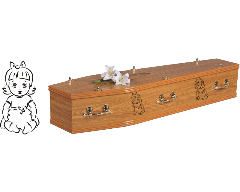 Doll Coffin Decals