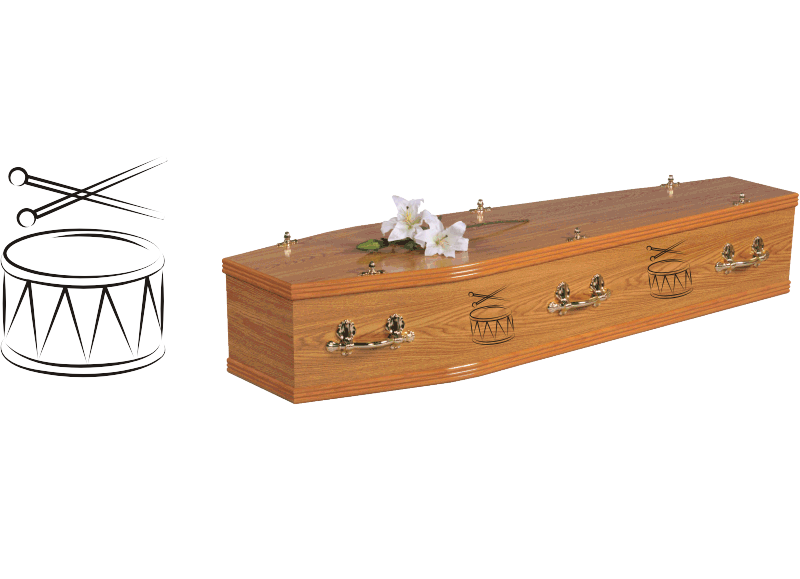 Drum Coffin Decal