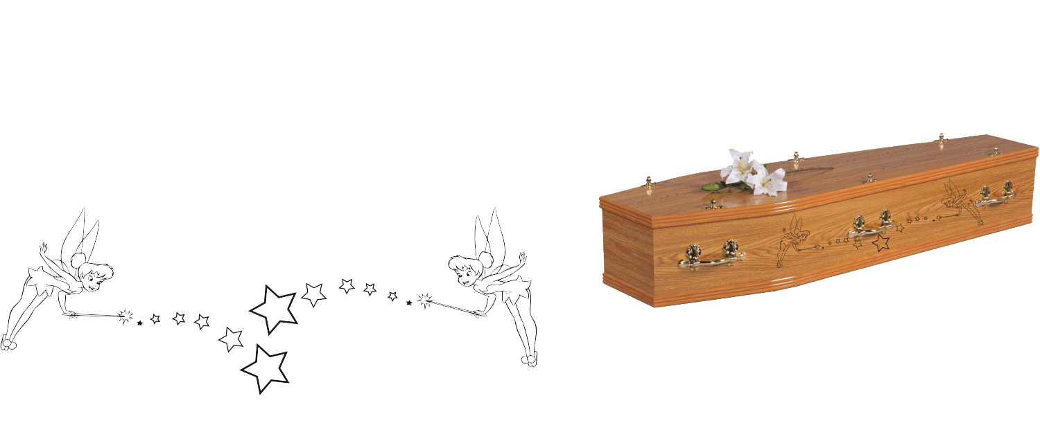 Fairy Dust coffin decal