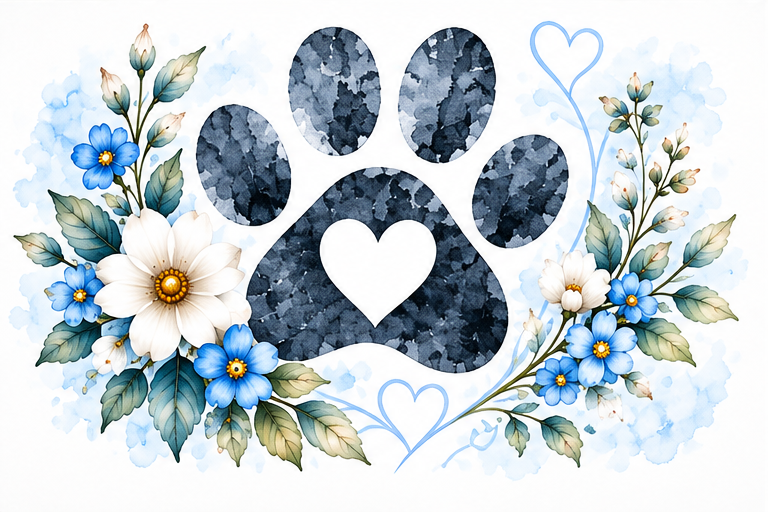 Paw Prints & Memorial Artwork