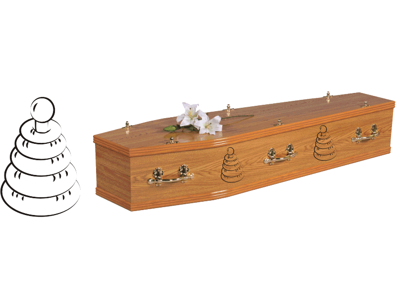 Throw Rings Coffin Decal